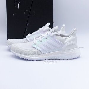 SLD NEW adidas Men's Ultraboost 20 Sparkling Shoes FW8721 White/Iridescent